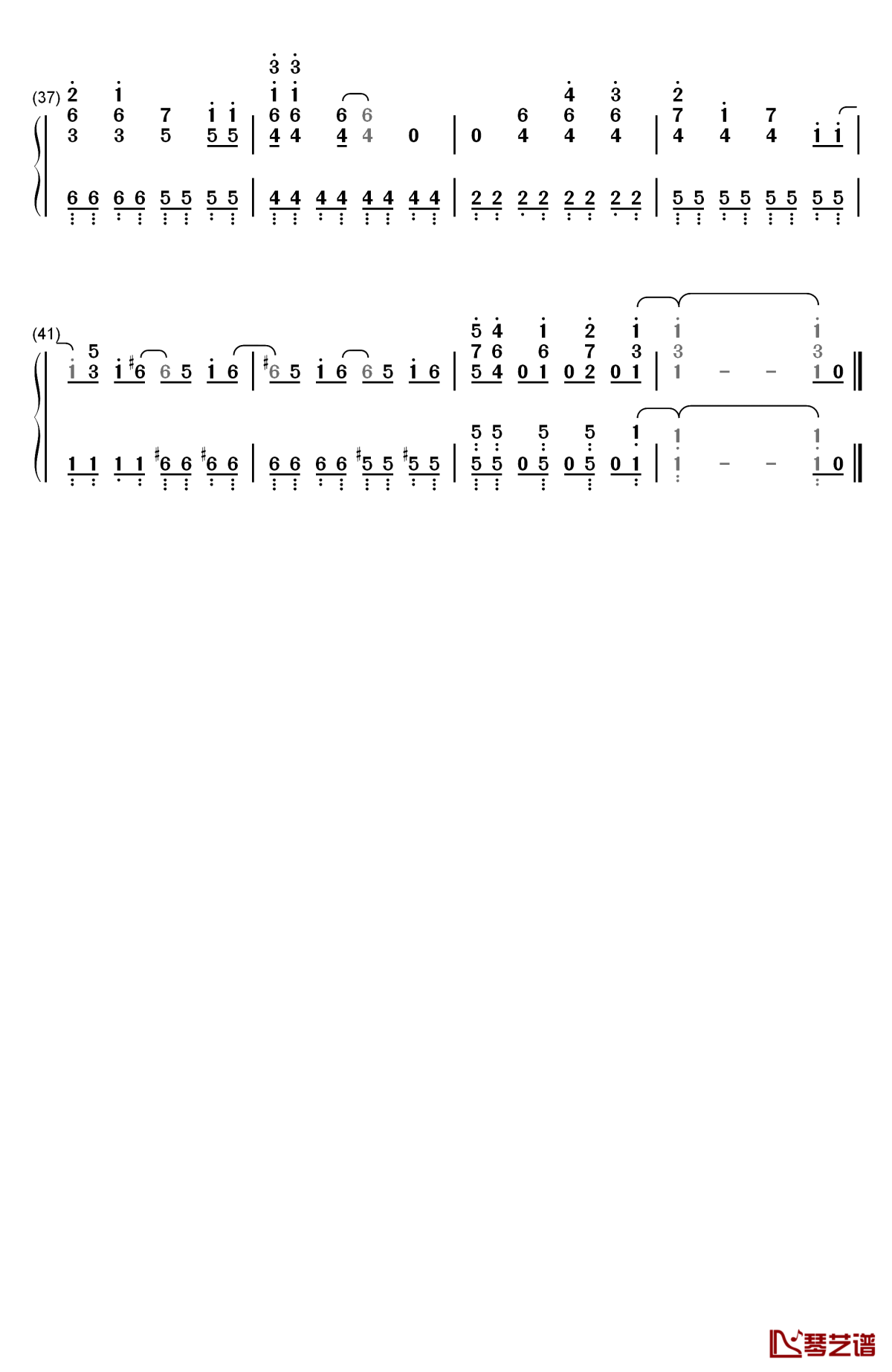 高斯奥特曼钢琴简谱-数字双手-tōru fuyuki3