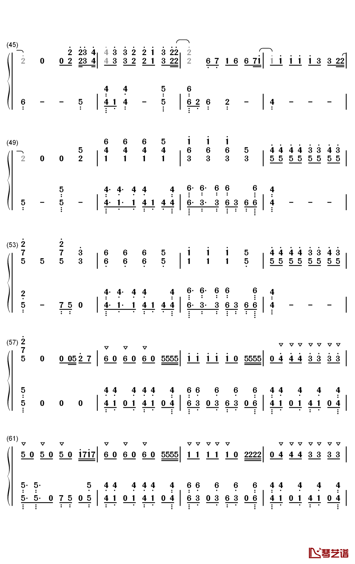 end of time钢琴简谱-数字双手-alan walker k-391 ahrix3