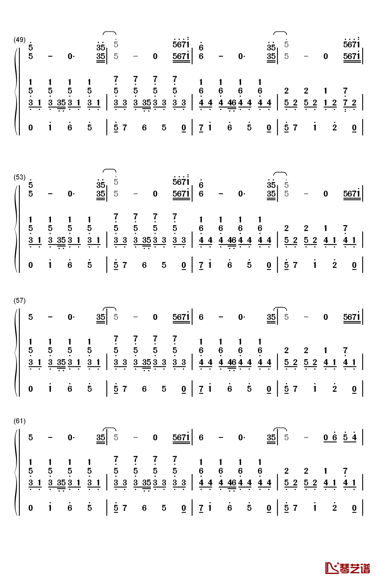 and the winner is钢琴简谱-数字双手-gérard darmon4