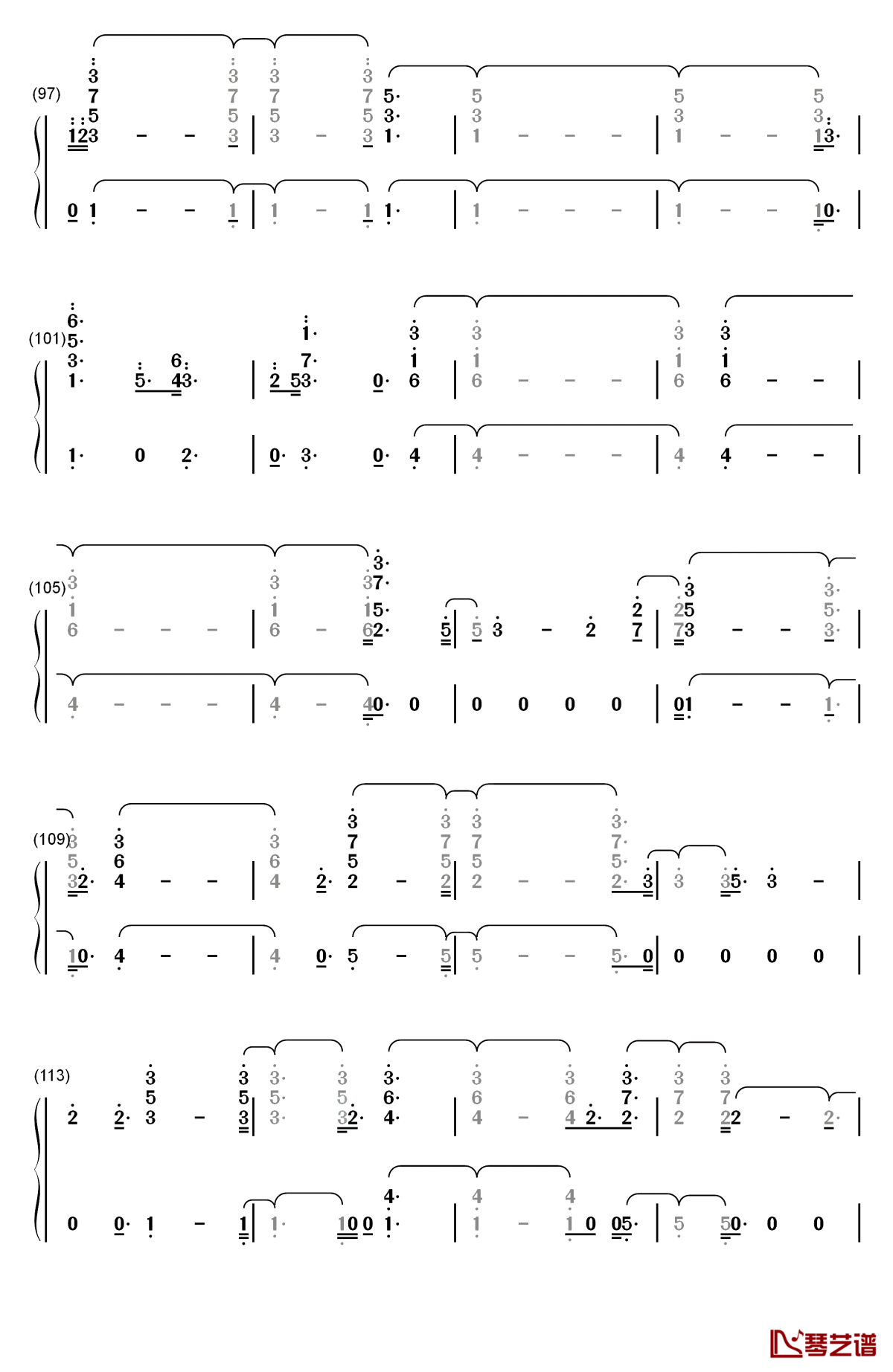 consequences–camila cabello钢琴简谱-数字双手-camila cabello6