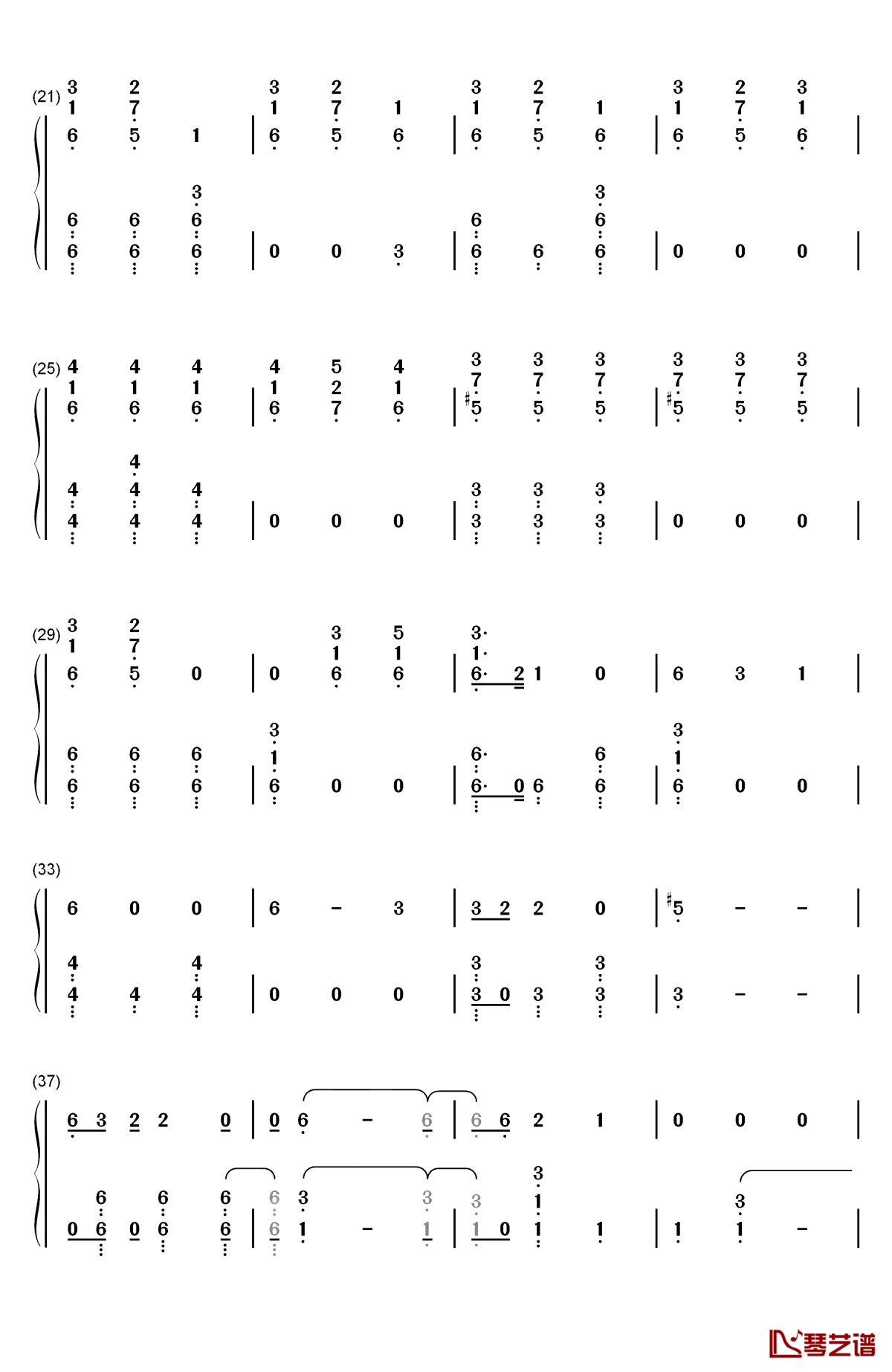 king of the clouds钢琴简谱-数字双手-panic! at the disco2