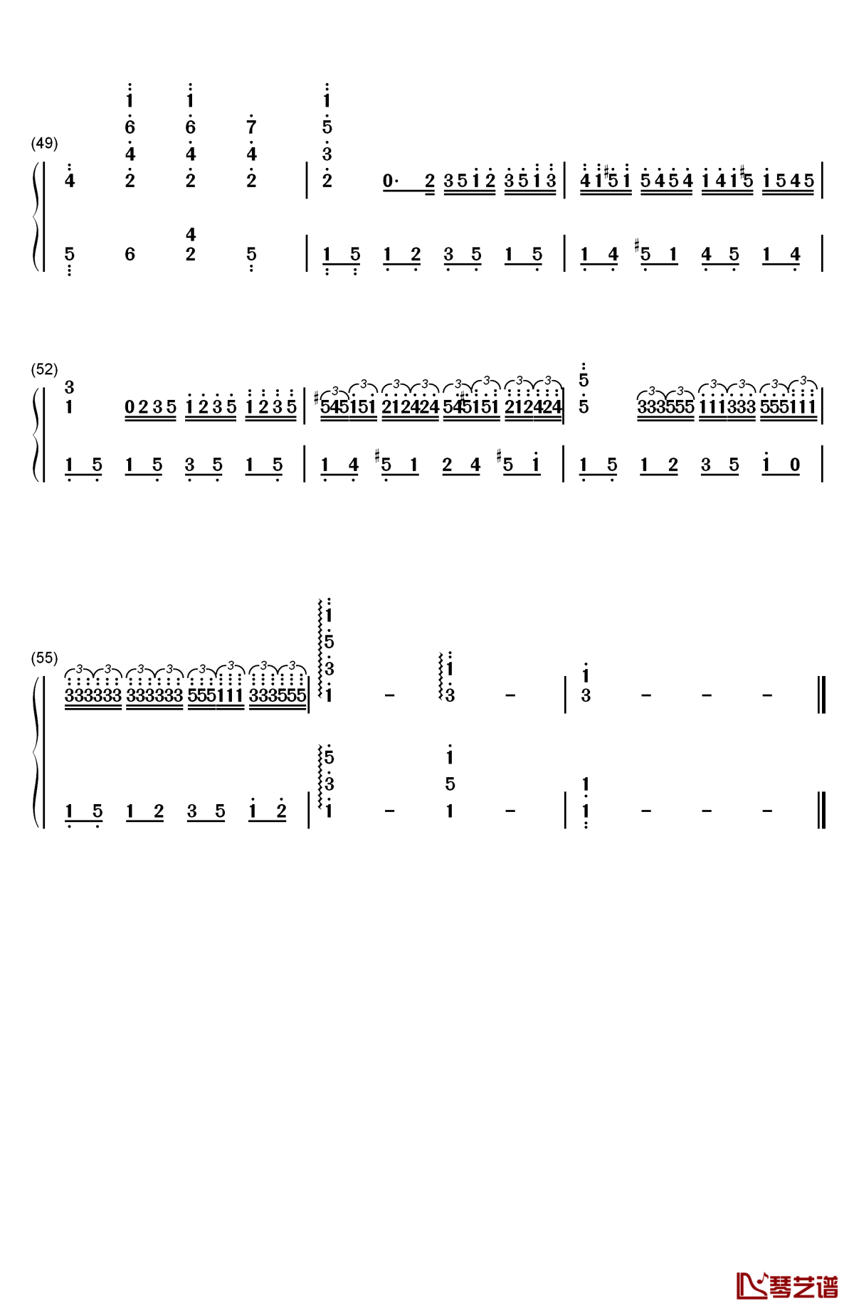 remember me钢琴简谱-数字双手-miguel natalia lafourcade5