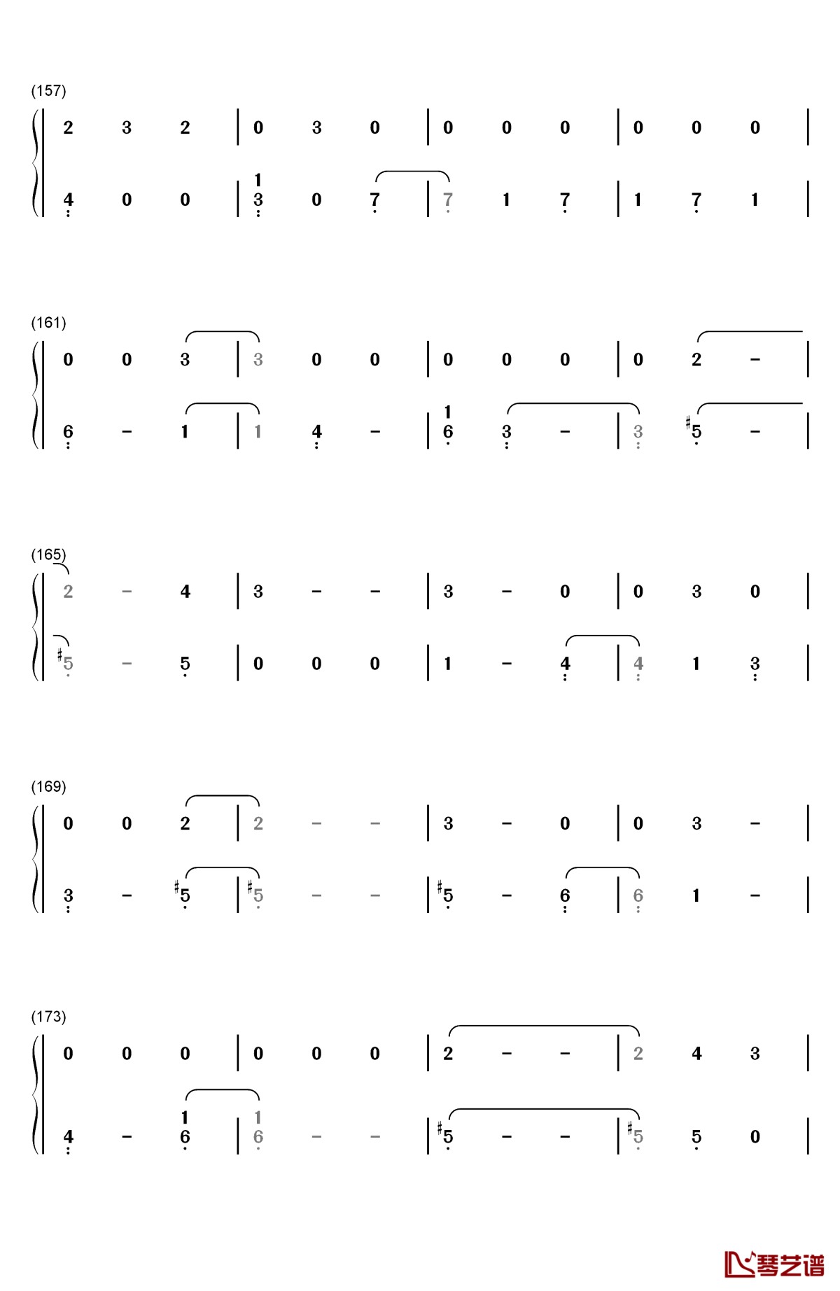 havana钢琴简谱-数字双手-camila cabello9