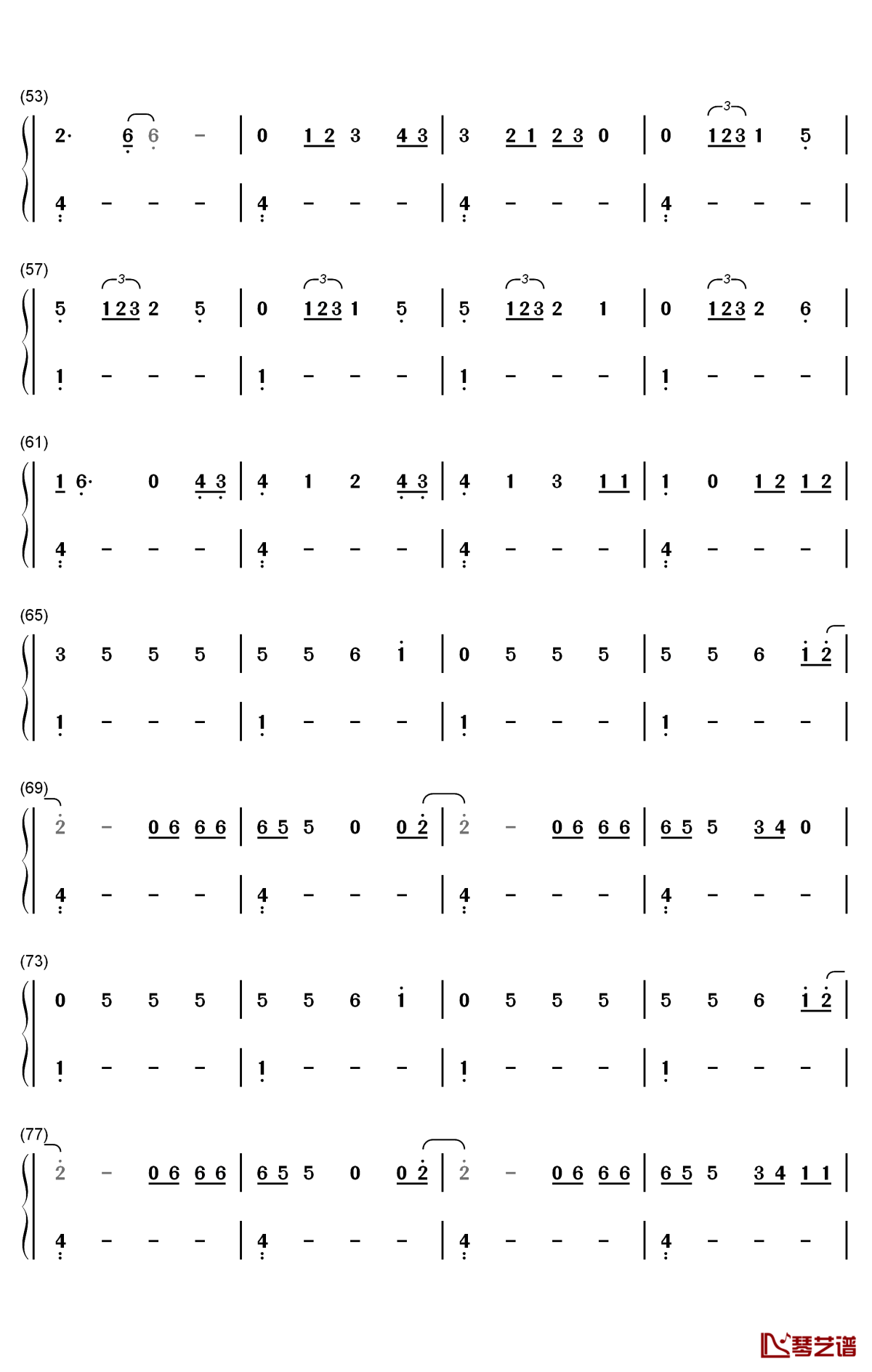 living proof钢琴简谱-数字双手-camila cabello3