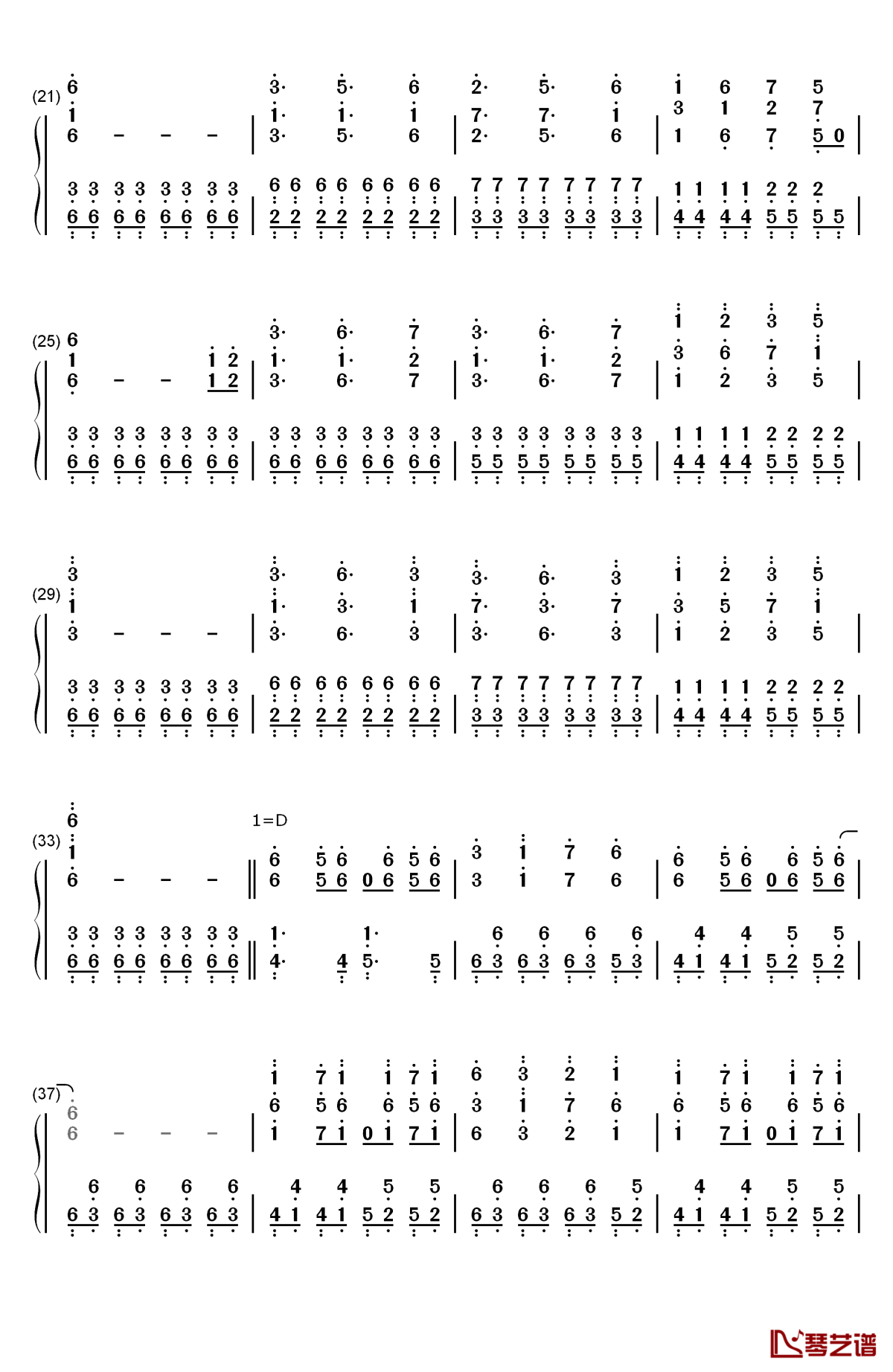 幽雅に咲かせ 墨染の桜 ～ border of life钢琴简谱-数字双手-东方project2