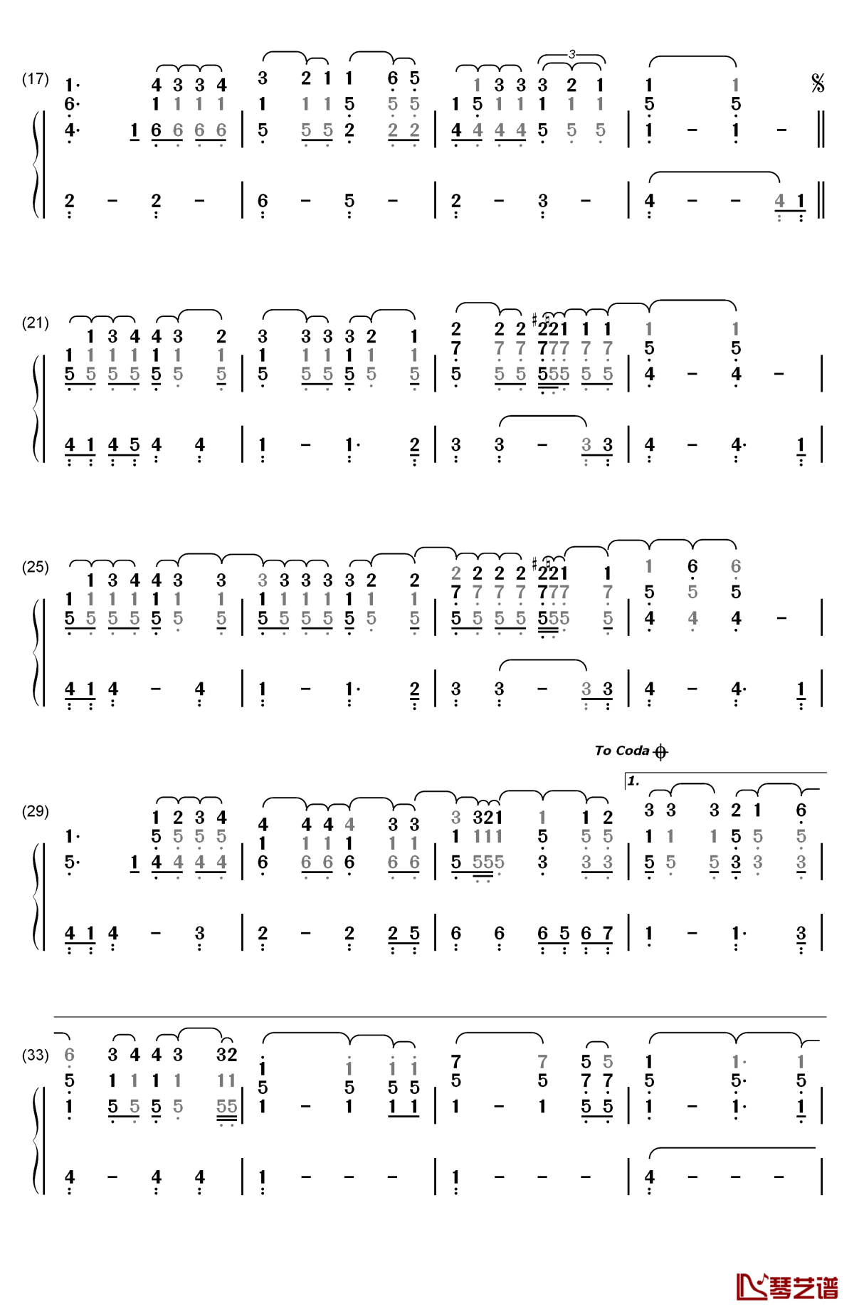 breaking your own heart钢琴简谱-数字双手-kelly clarkson2