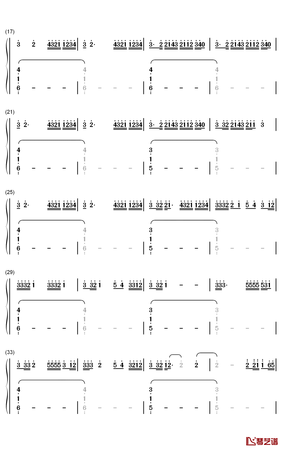 time flies钢琴简谱-数字双手-drake2