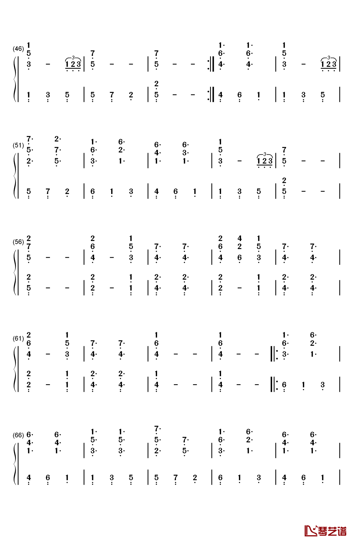 a drop in the ocean钢琴简谱-数字双手-ron pope3