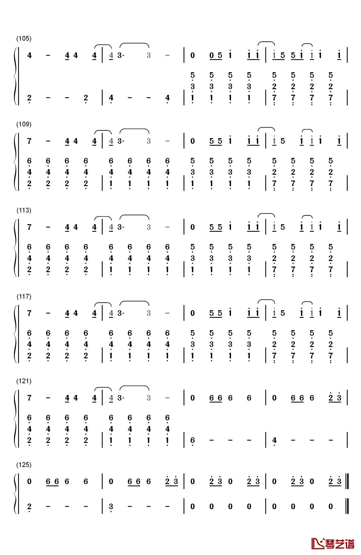 i know places钢琴简谱-数字双手-taylor swift6