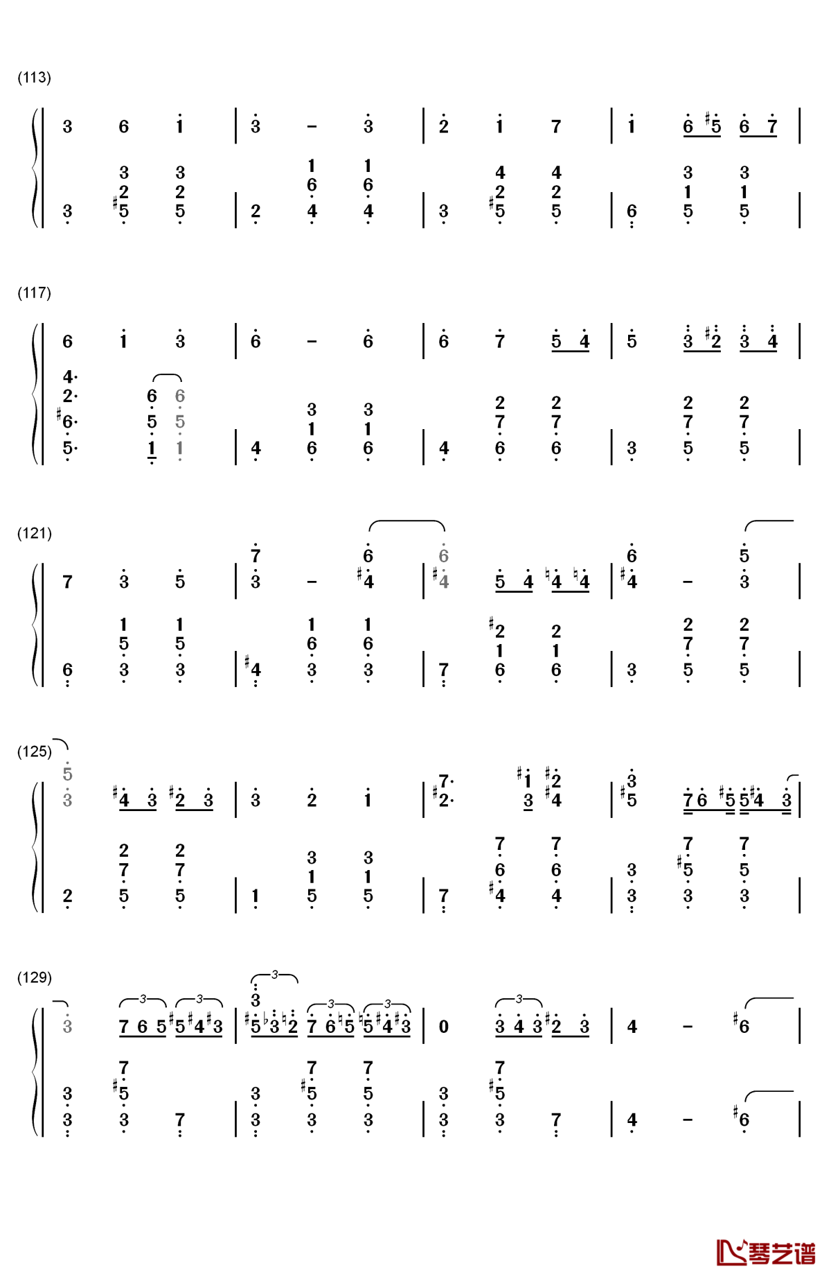 人生的旋转木马 钢琴简谱-数字双手-久石让 宫崎骏7