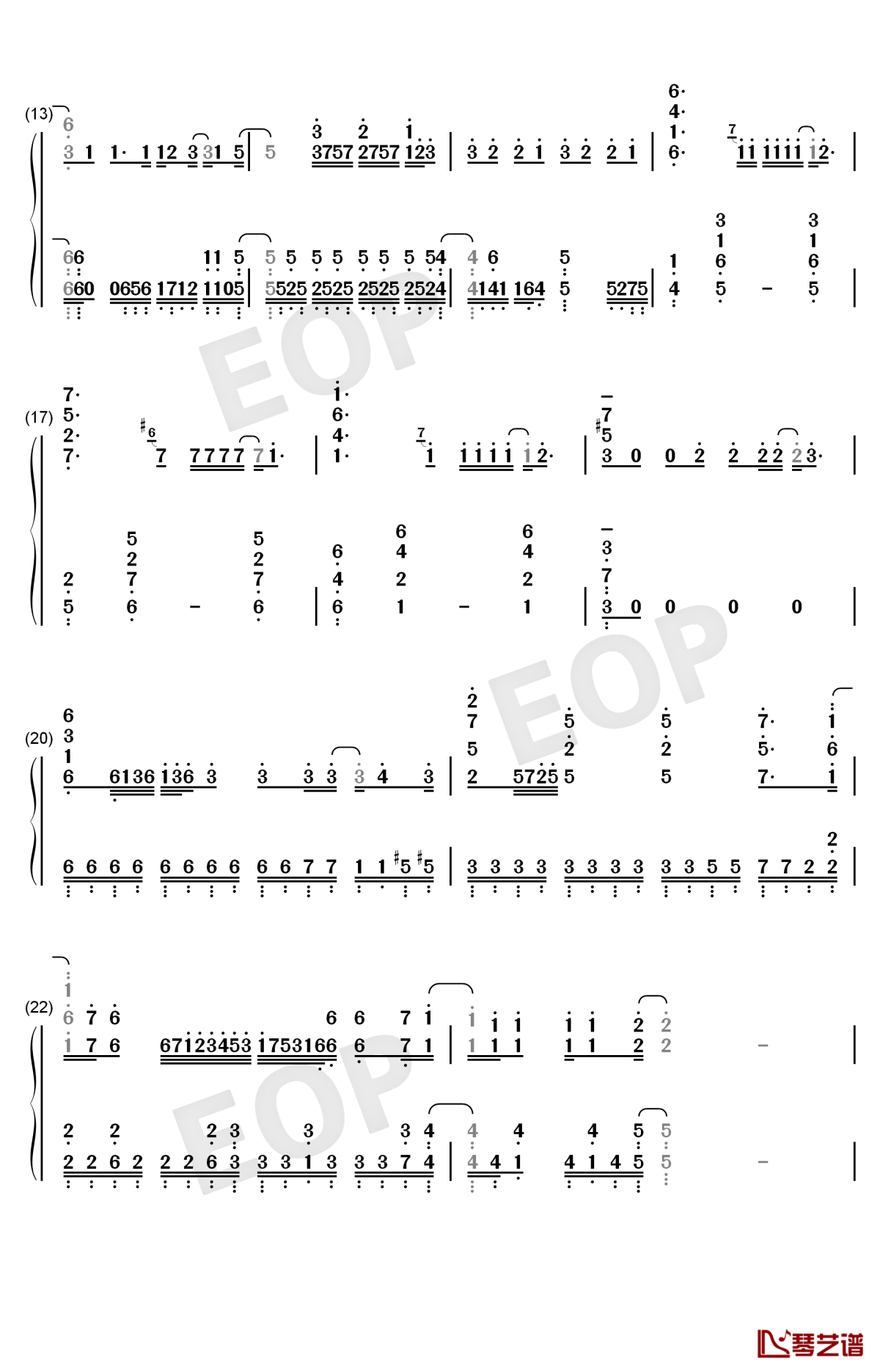 good morning world钢琴简谱-数字双手-burnout syndromes2