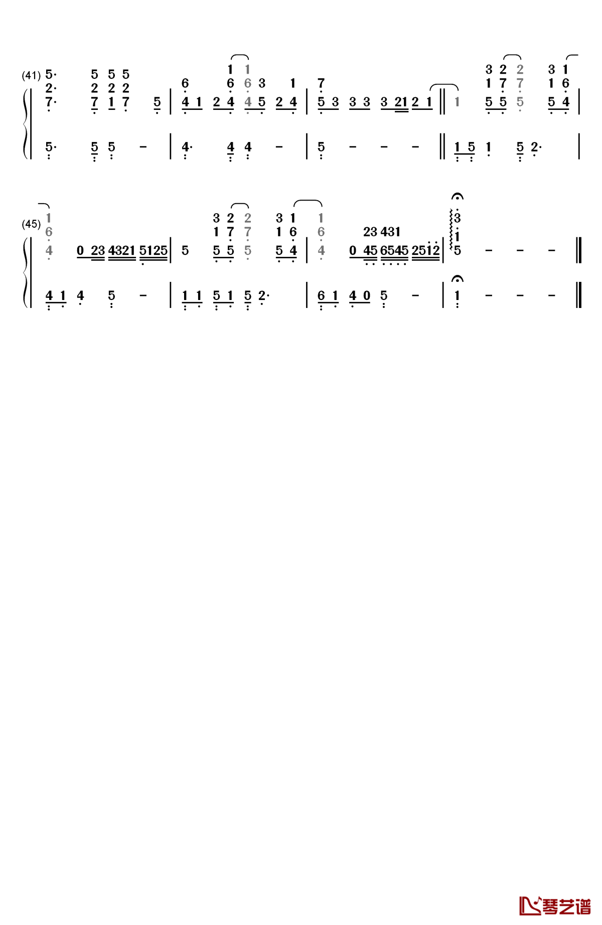 when you say nothing at all钢琴简谱-数字双手-alison krauss3