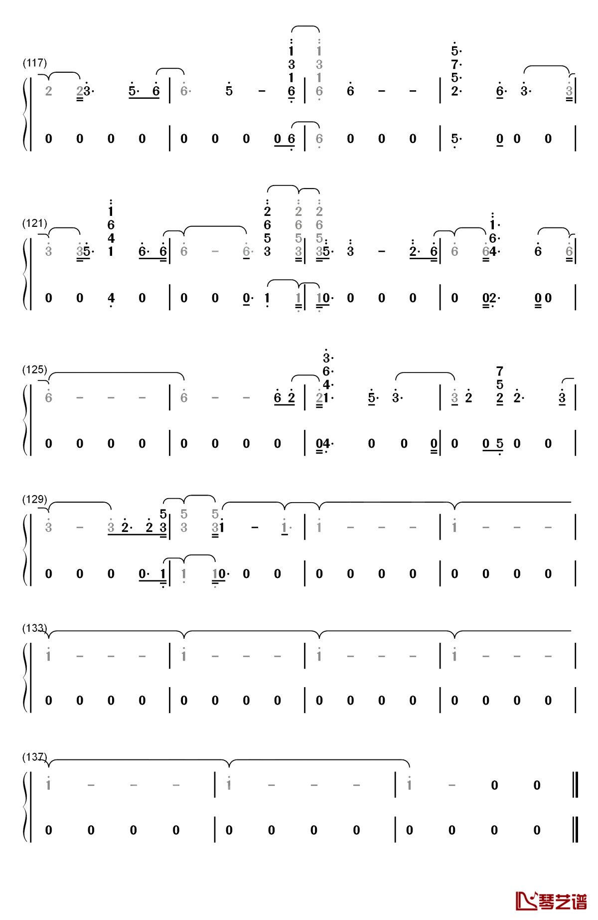 consequences–camila cabello钢琴简谱-数字双手-camila cabello7