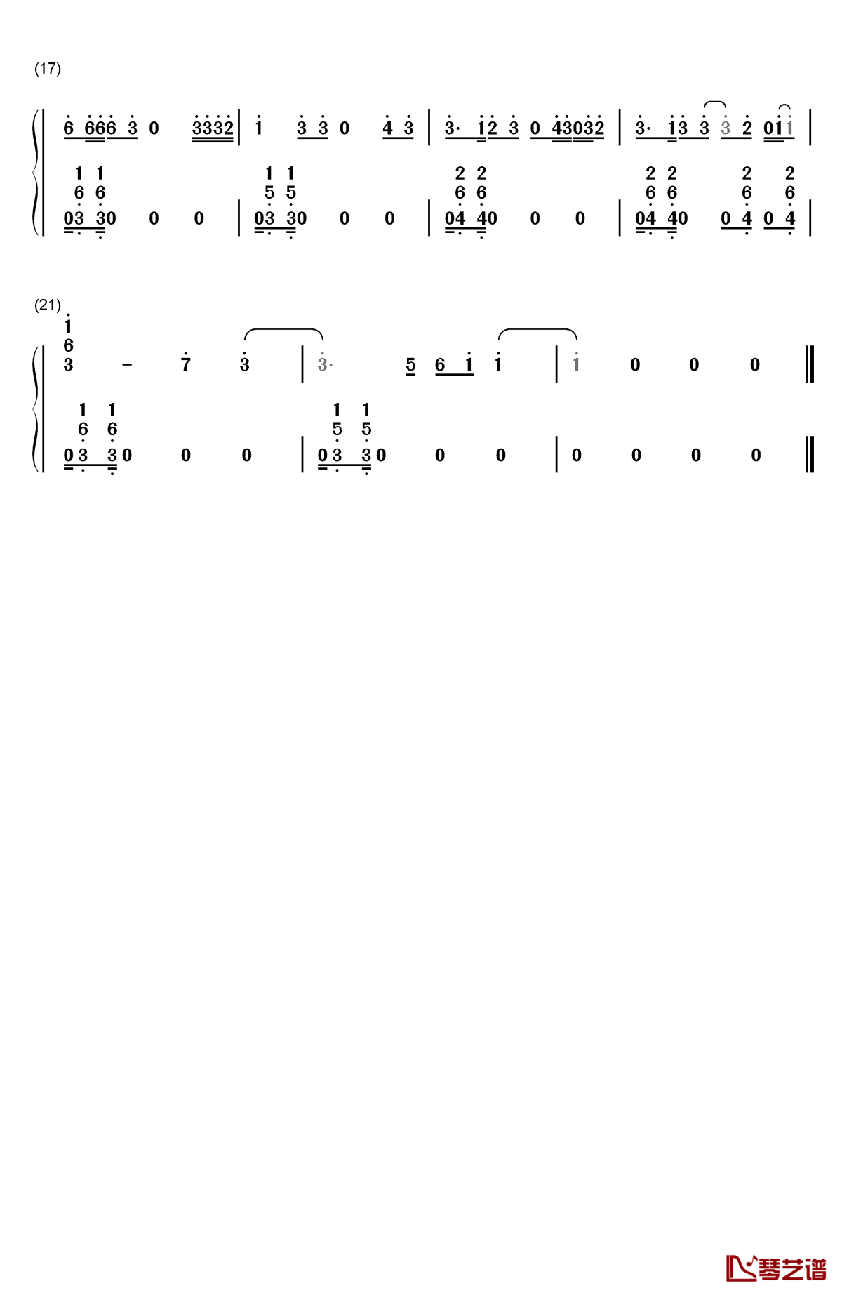 one dance钢琴简谱-数字双手-drake2