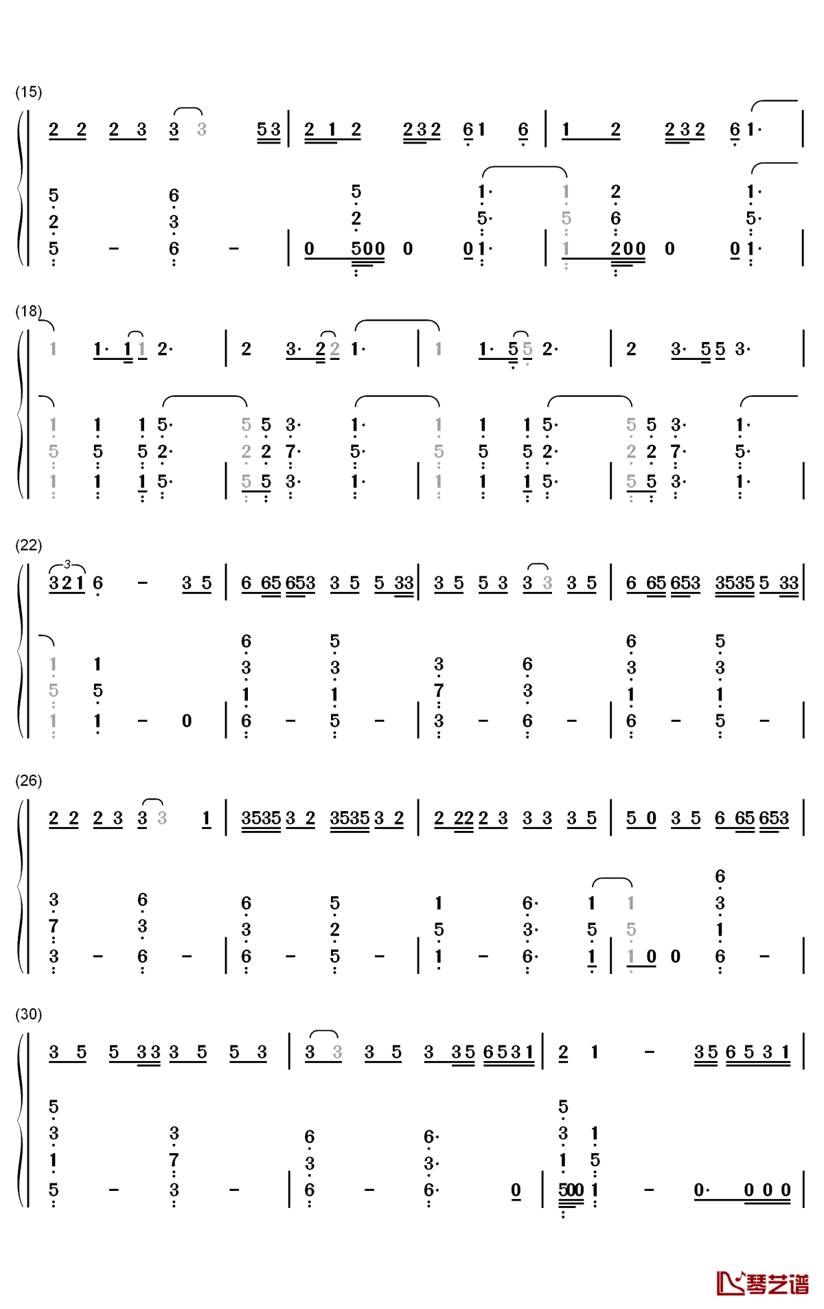 jesus in la钢琴简谱-数字双手-alec benjamin2