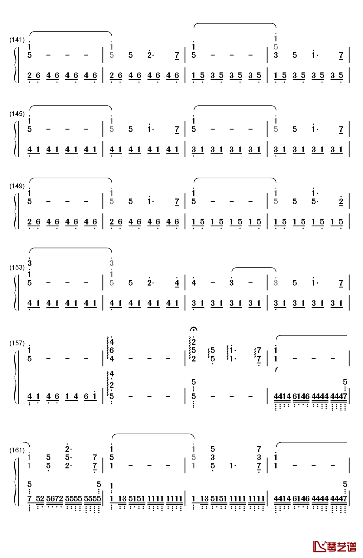 secret base 君がくれたもの钢琴简谱-数字双手-zone8