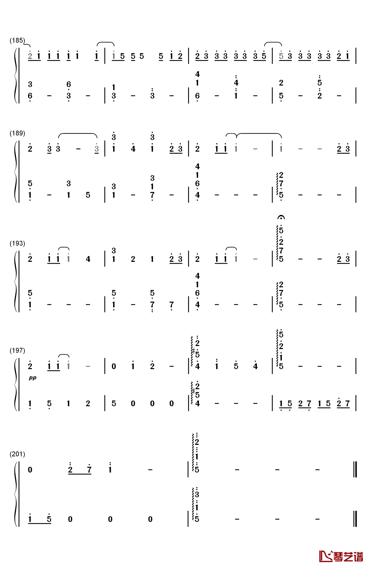 secret base 君がくれたもの钢琴简谱-数字双手-zone10