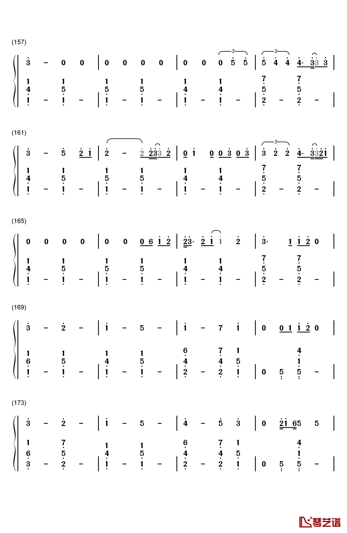 thinking out loud钢琴简谱-数字双手-ed sheeran9