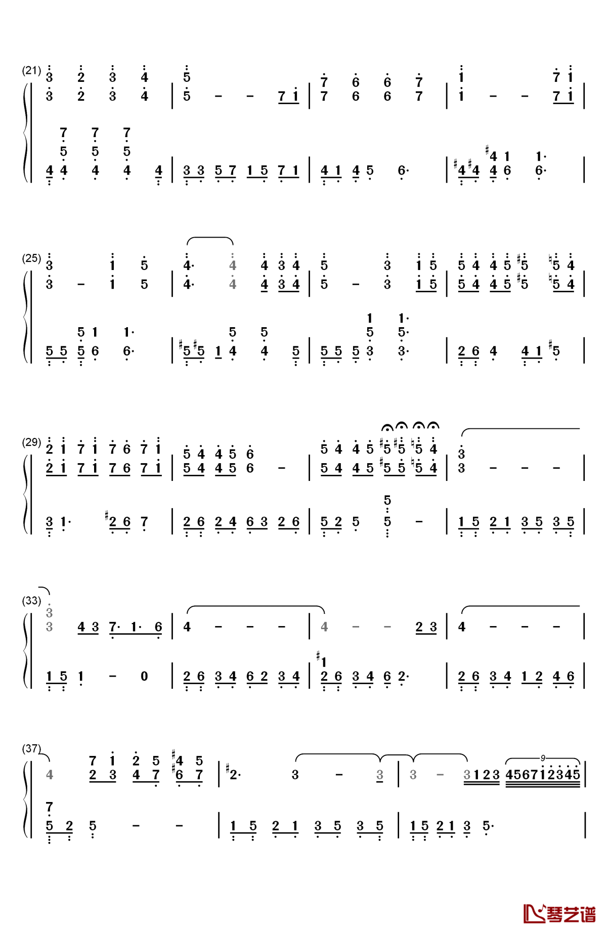 lost memory钢琴简谱-数字双手-hyeong-seok kim2