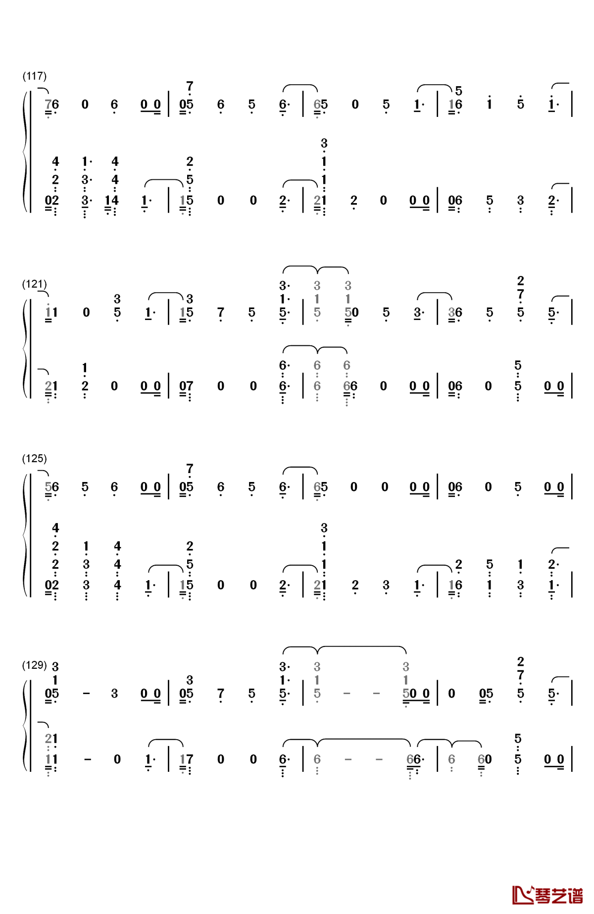 morning light钢琴简谱-数字双手-justin timberlake alicia keys8