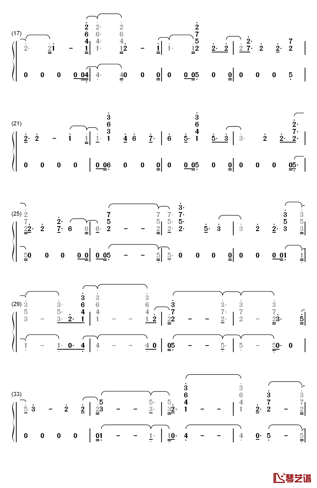 consequences–camila cabello钢琴简谱-数字双手-camila cabello2