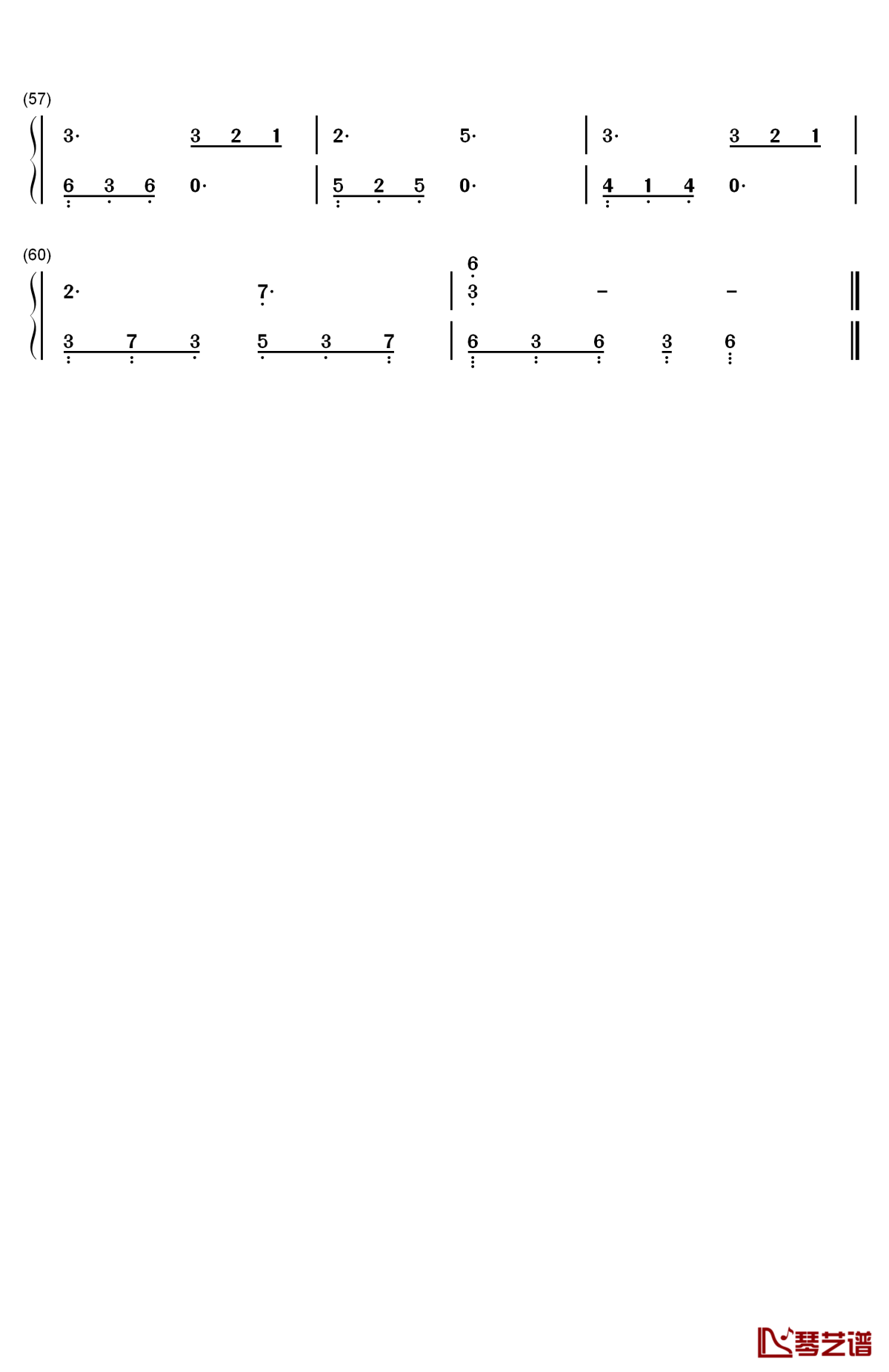 遗忘之前钢琴简谱-数字双手-徐佳莹3