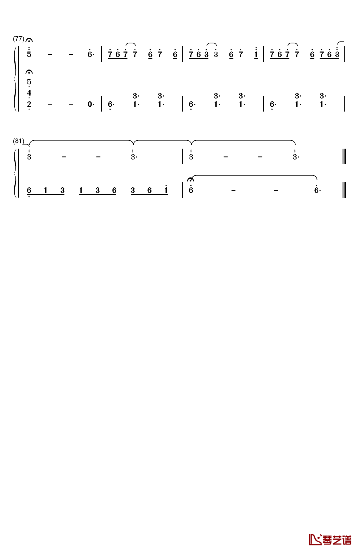 enchantment钢琴简谱-数字双手-雅尼5