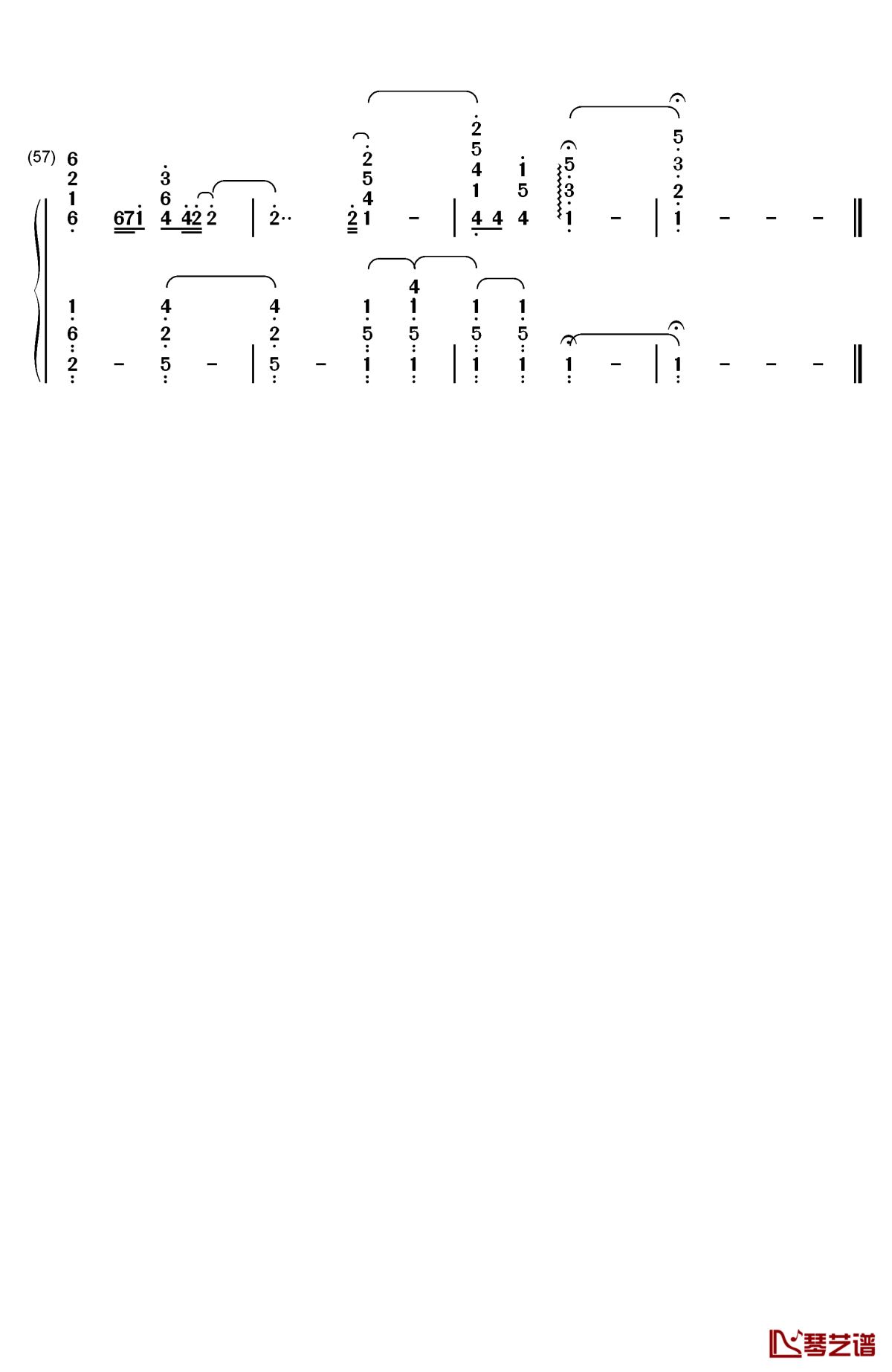 my destiny钢琴简谱-数字双手-lyn4