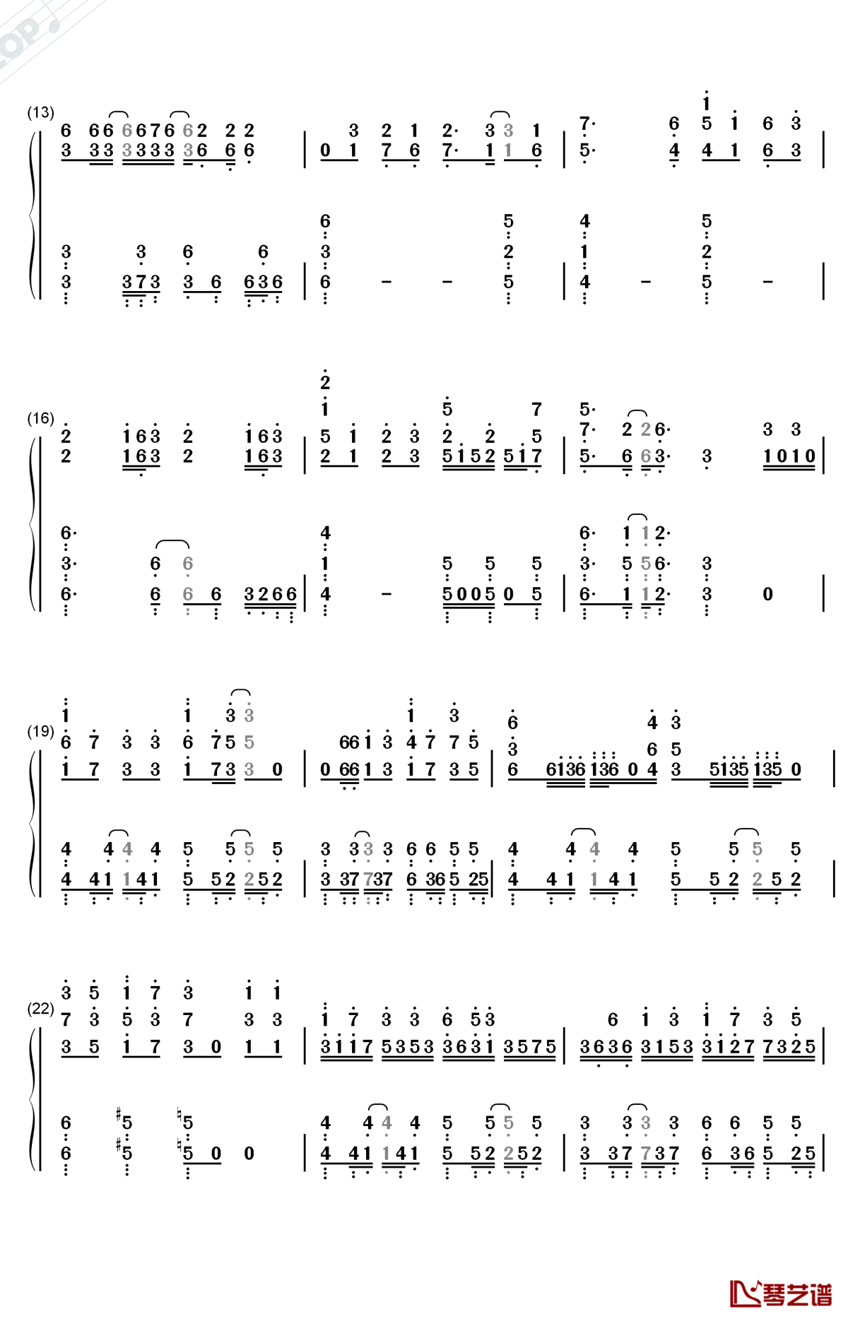 panta rhei钢琴简谱-数字双手-myth & roid2