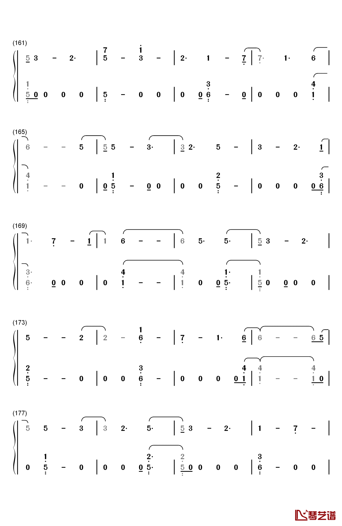 pizza钢琴简谱-数字双手-martin garrix8