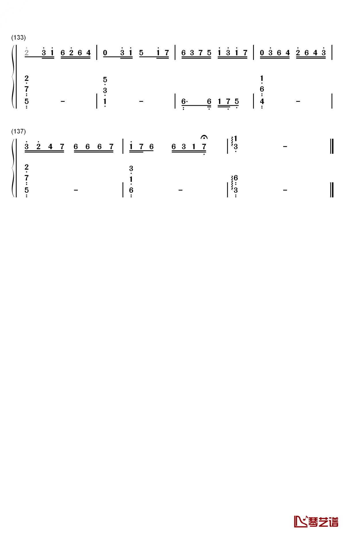 绅士钢琴简谱-数字双手-薛之谦7