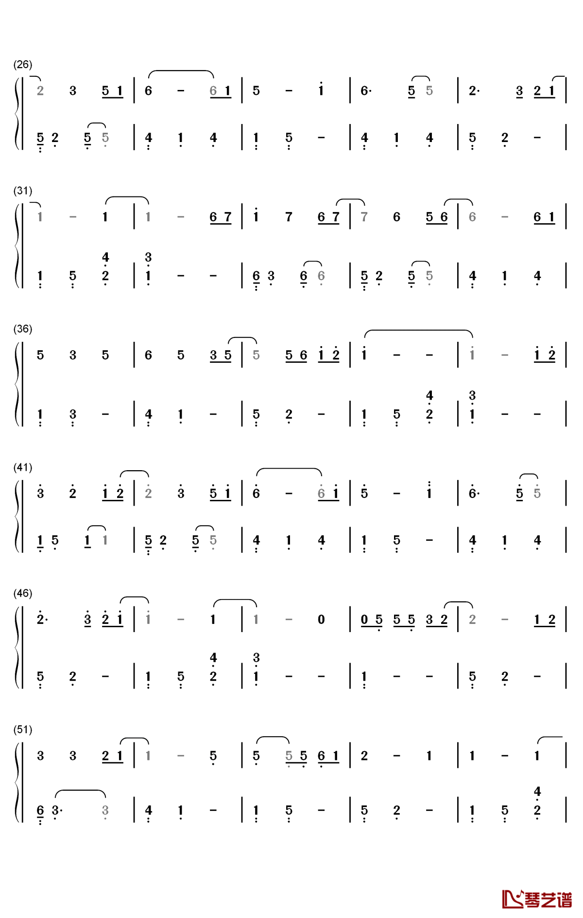 down by the sally gardens钢琴简谱-数字双手-david nevue2