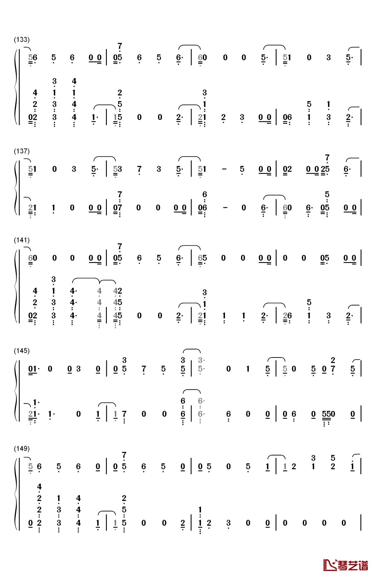 morning light钢琴简谱-数字双手-justin timberlake alicia keys9