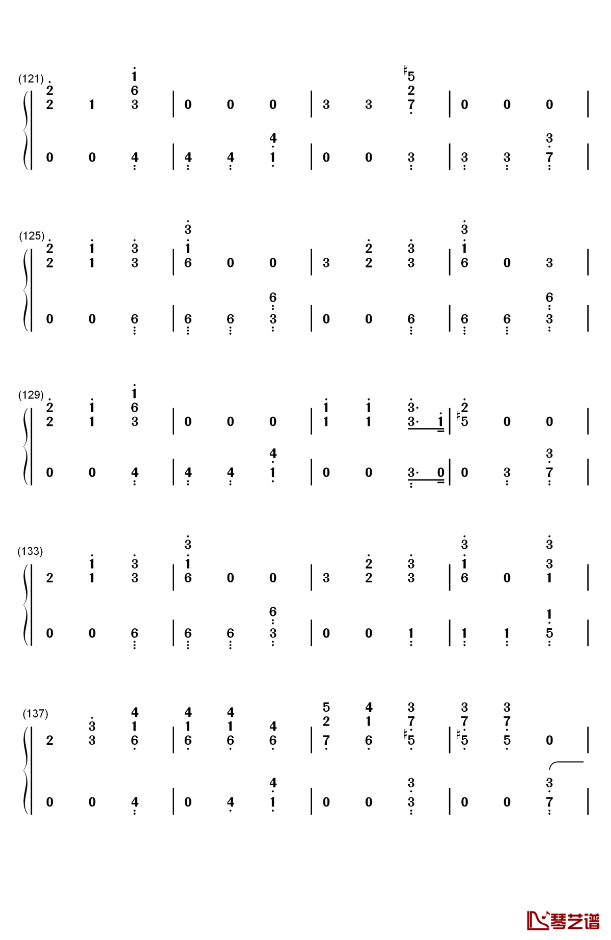 king of the clouds钢琴简谱-数字双手-panic! at the disco7