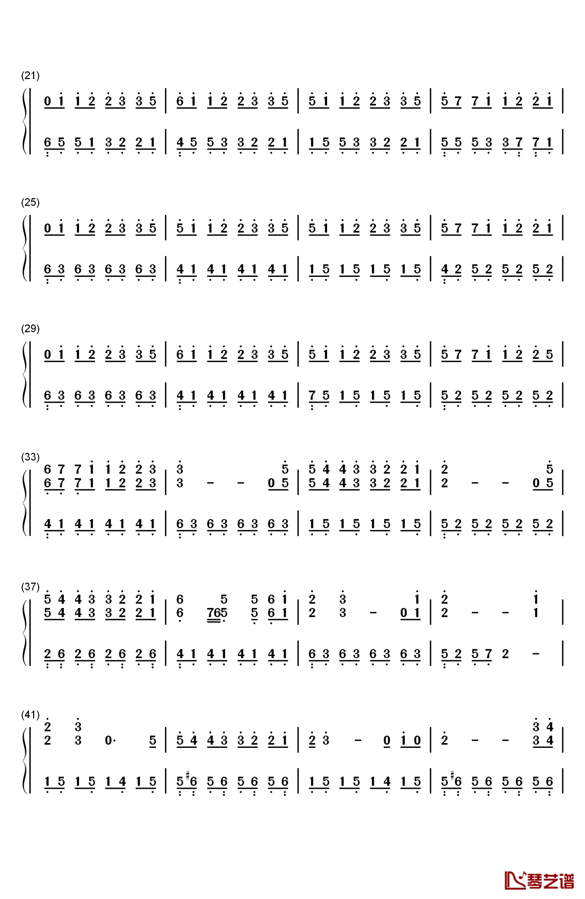 between worlds钢琴简谱-数字双手-roger subirana2