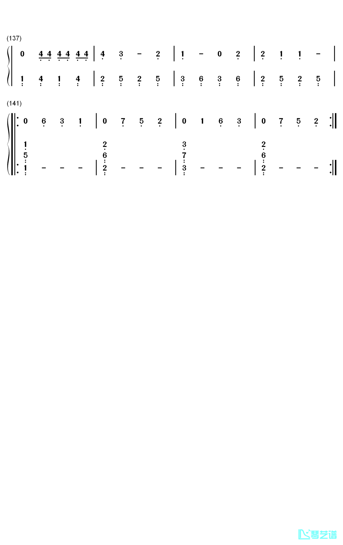 caramelo钢琴简谱-数字双手-ozuna6