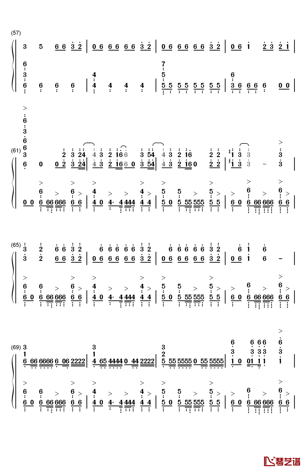 side effects钢琴简谱-数字双手-the chainsmokers emily warren4