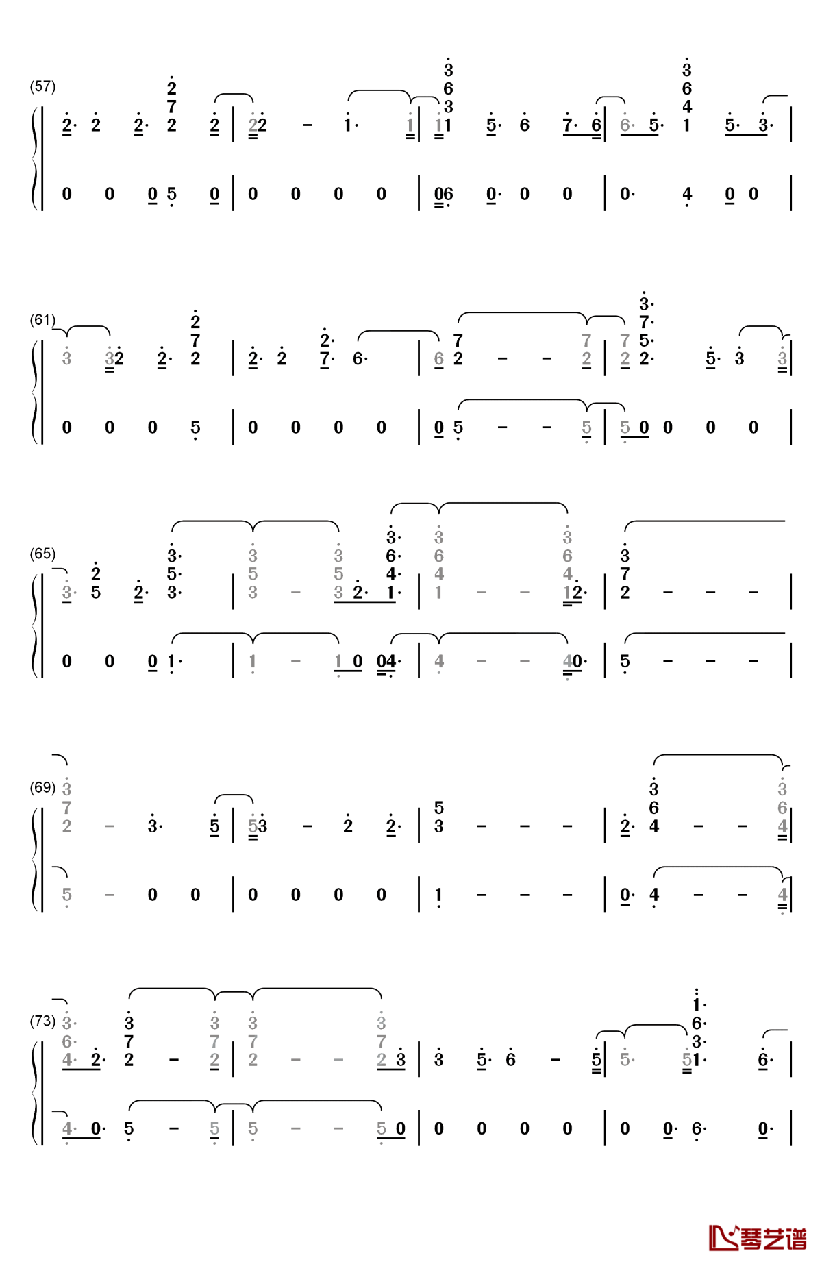 consequences–camila cabello钢琴简谱-数字双手-camila cabello4