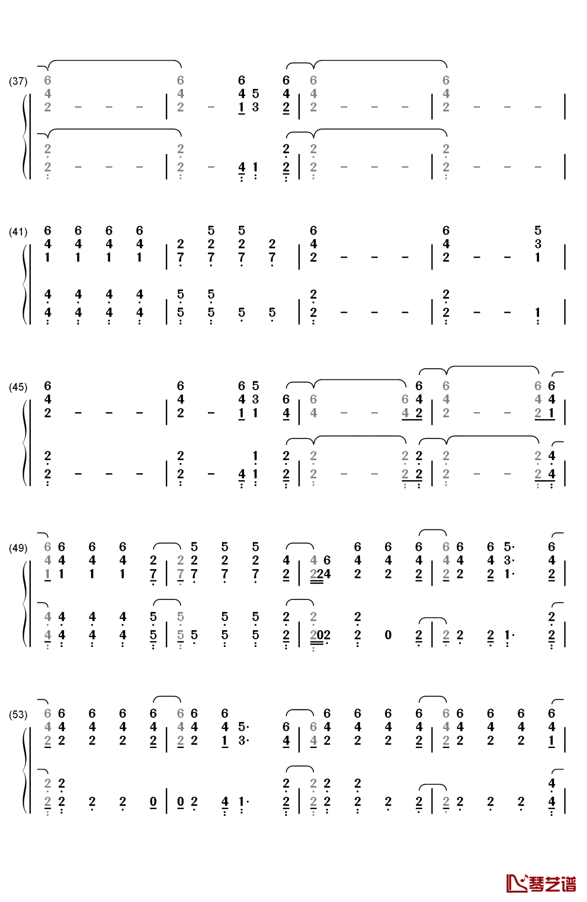 kiwi钢琴简谱-数字双手-harry styles3