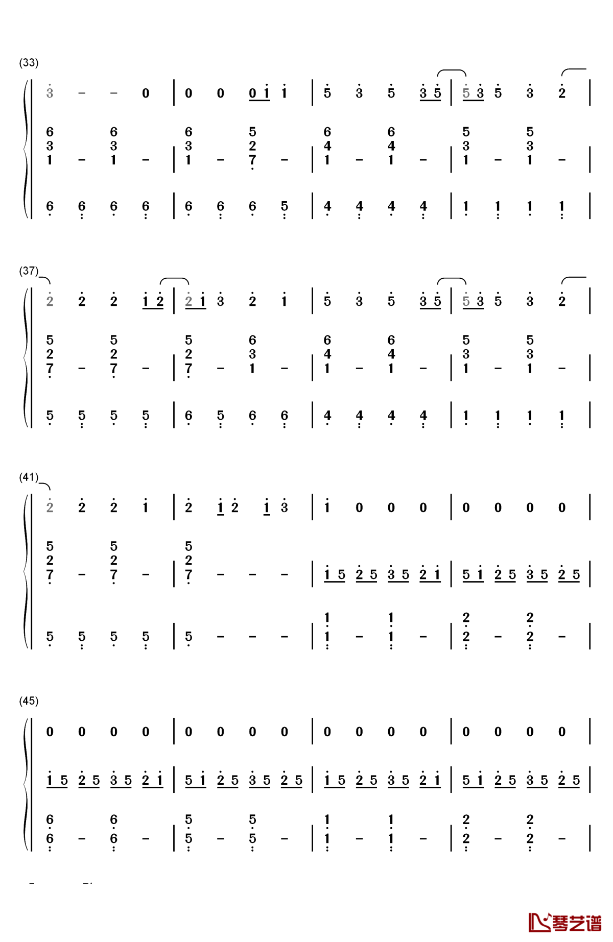 this is gospel钢琴简谱-数字双手-panic! at the disco3