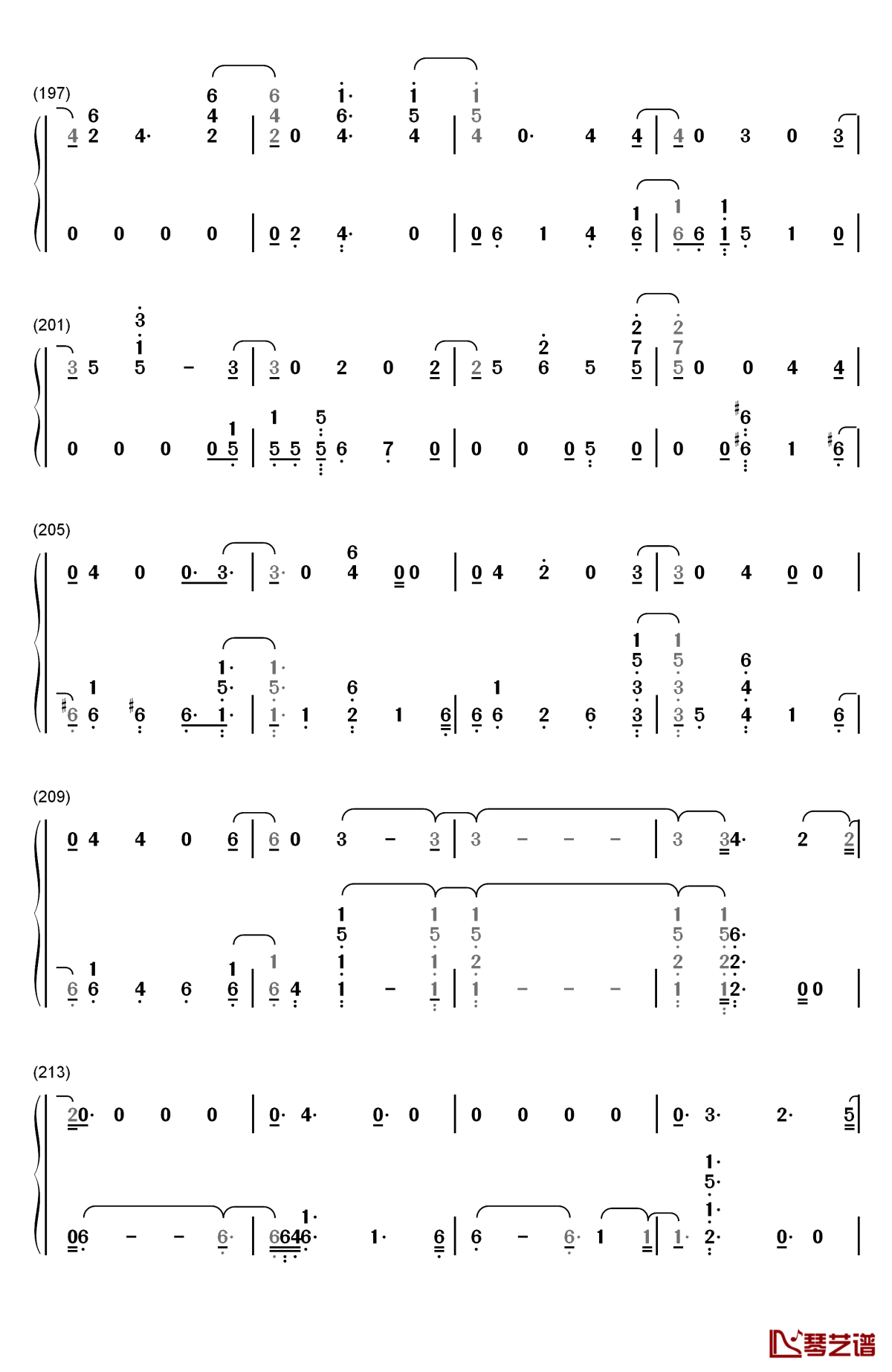 say something钢琴简谱-数字双手-justin timberlake11