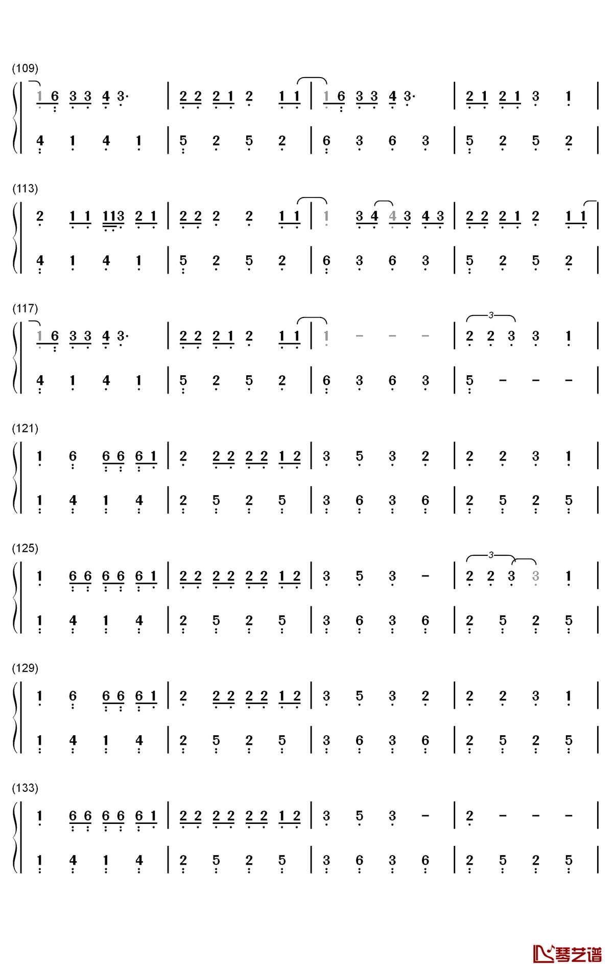 caramelo钢琴简谱-数字双手-ozuna5