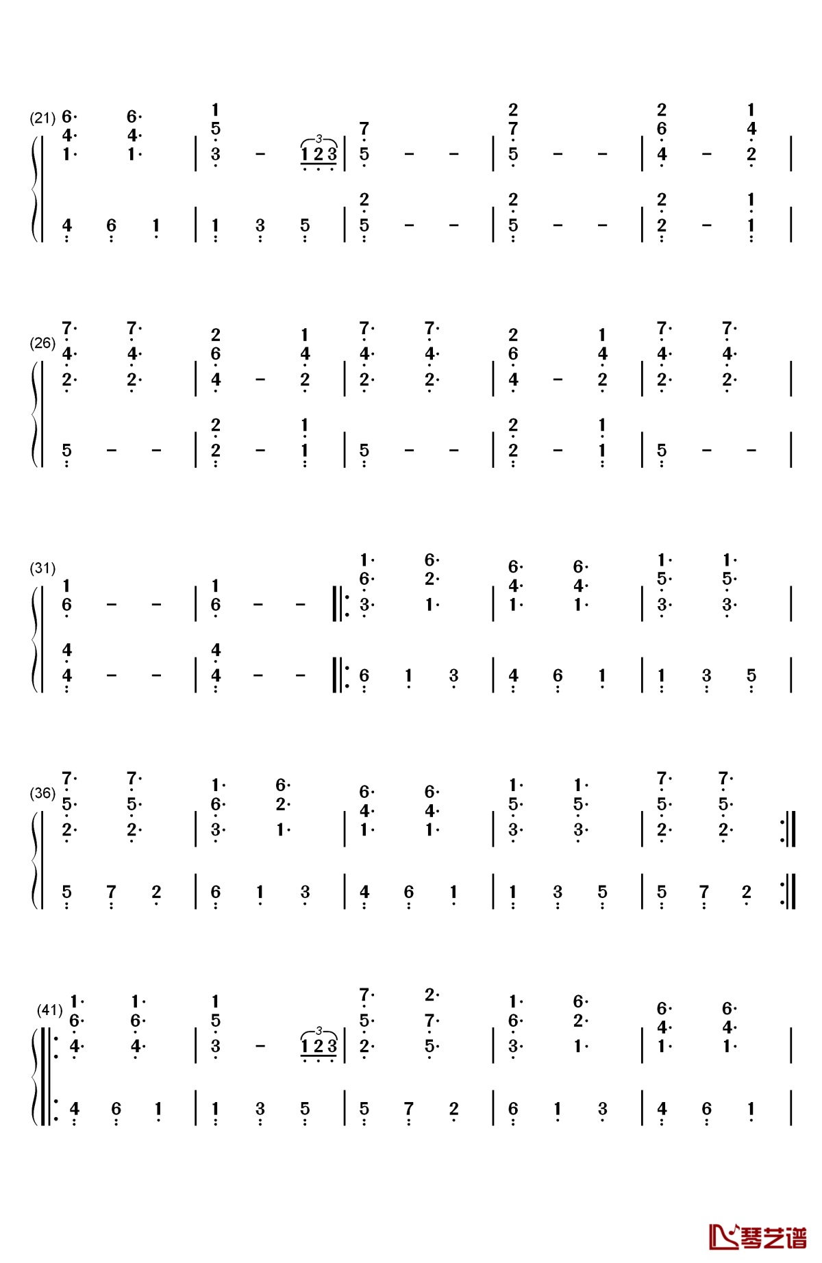 a drop in the ocean钢琴简谱-数字双手-ron pope2