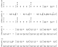 我很想爱他钢琴简谱-数字双手-林俊杰 twins