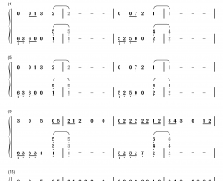 without me钢琴简谱-数字双手-halsey