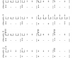 melody 2钢琴简谱-数字双手-梶浦由记