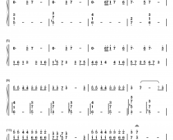 renesmee's lullaby钢琴简谱-数字双手-carter burwell