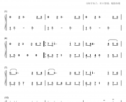 爱恨的泪钢琴简谱-数字双手-snh48