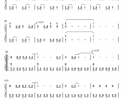 会呼吸的痛钢琴简谱-数字双手-梁静茹