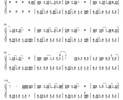 なんでもないや钢琴简谱-数字双手-radwimps